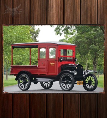 Металлическая табличка Ford Model T Huckster Truck